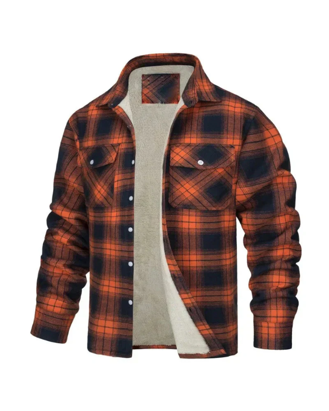 Jaqueta Masculina Xadrez Forrada Estilo Lenhador - Loja Romazi
