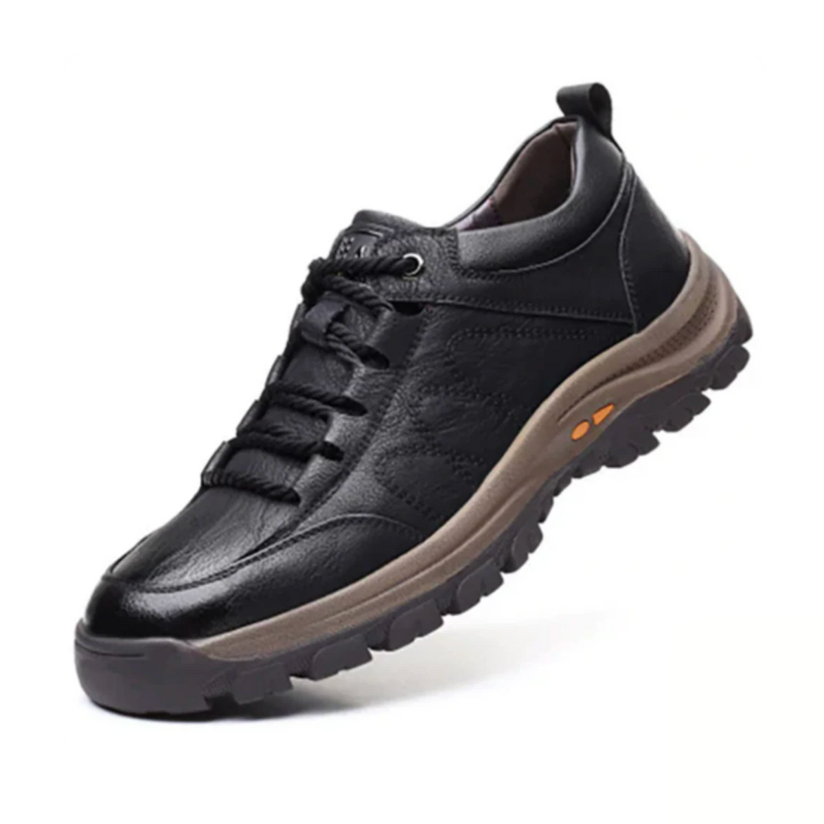 Tênis Casual Masculino OrtoFlex em Couro Sintético - Loja Romazi