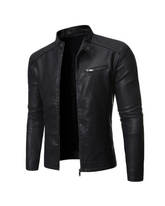 Jaqueta Masculina Madrid em Couro Ecológico Slim - Loja Romazi