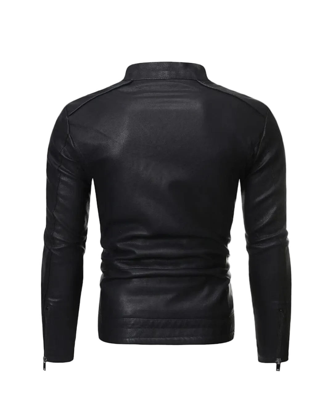 Jaqueta Masculina Madrid em Couro Ecológico Slim - Loja Romazi