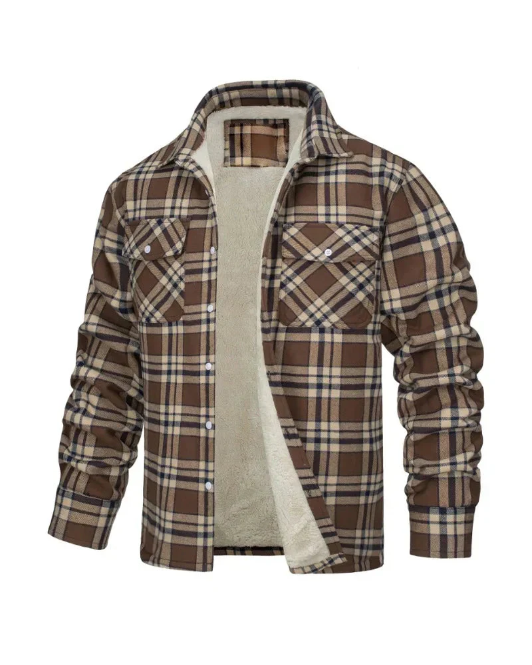 Jaqueta Masculina Xadrez Forrada Estilo Lenhador - Loja Romazi